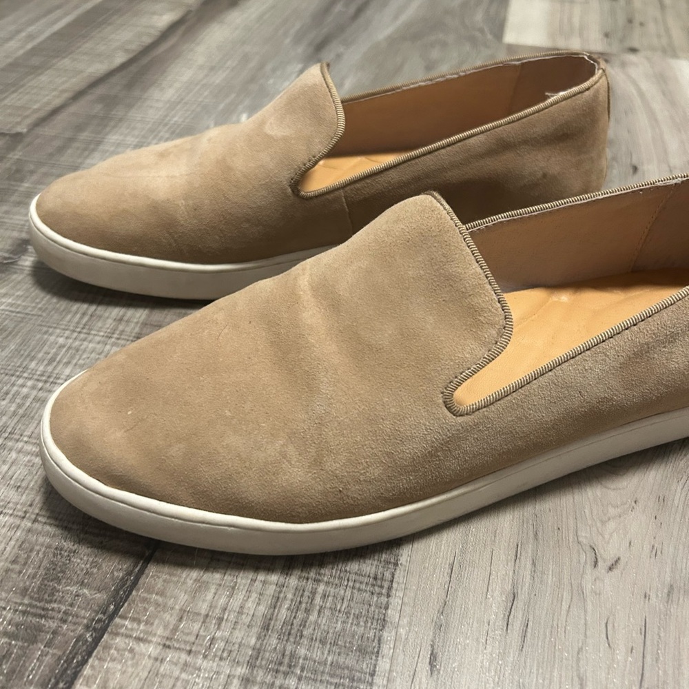 Tan Suede Loafers
